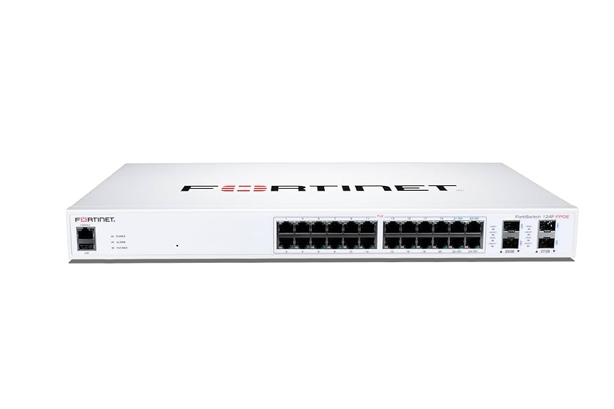 a63 Fortinet FortiSwitch 124F POE 新品未使用 Amazon.com: Fortinet FortiSwitch - 124F-POE L2+ Managed PoE
